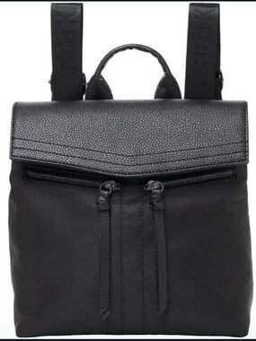 NWT Botkier Black Nylon & Faux Leather Mini Backpack